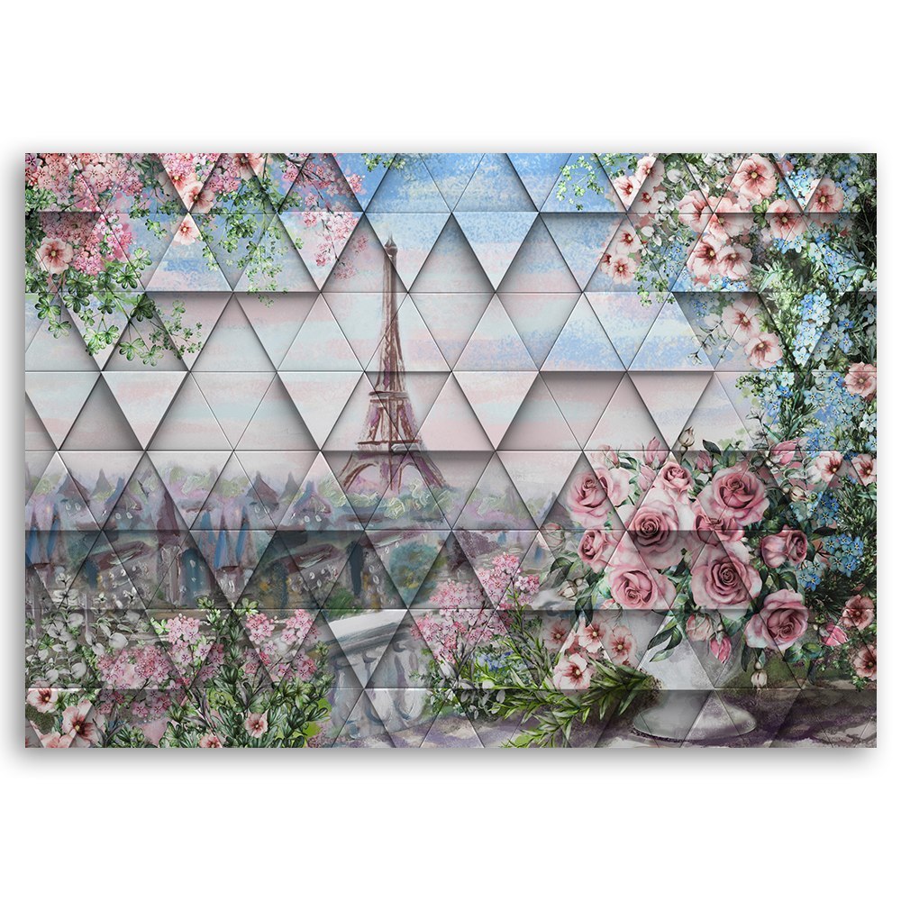 Emaga Obraz na płótnie, Wieża Eiffla wiosną - 120x80